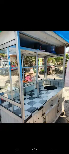 Roda jualan  bekas bubur