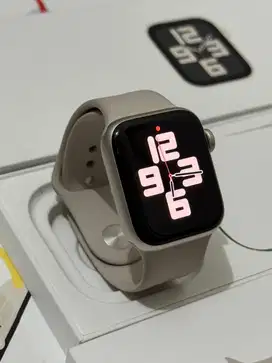 iBox Apple Watch SE Gen 2 40mm Starlight Fullset Garansi On 2025