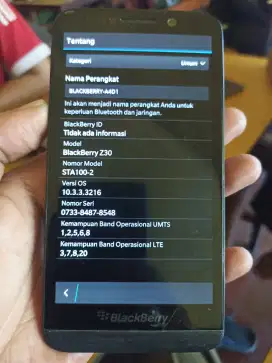Blackberry z30 black