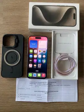 Iphone 15 pro 256gb inter bea cukai