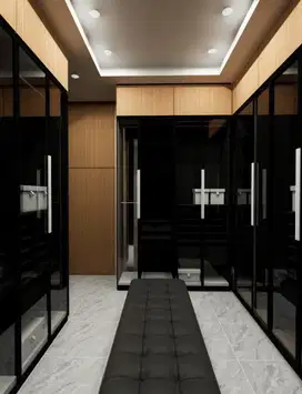 Interior desain kitchen set kamar set wardrobe lemari backdrop tv