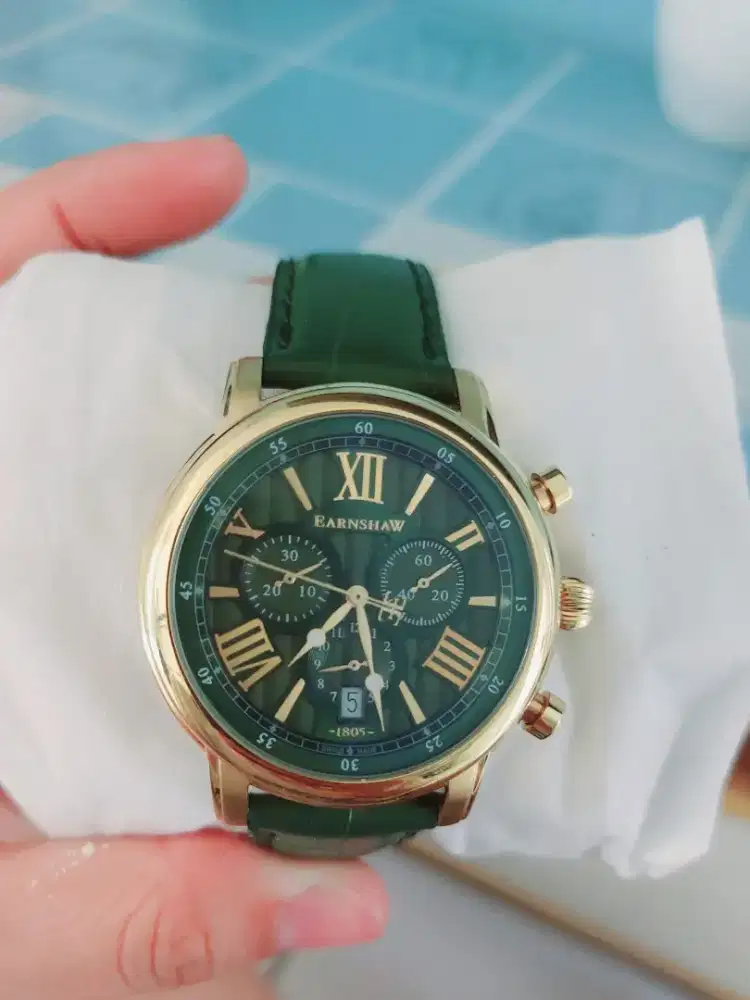 Jam Tangan Thomas EarnShaw Sparkling Green