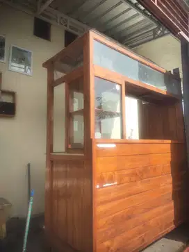 Rombong bakso bahan jati
