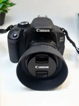 Kamera DLSR CANON EOS 600D + Lensa CANON Fix EF 50mm f/1.8 II