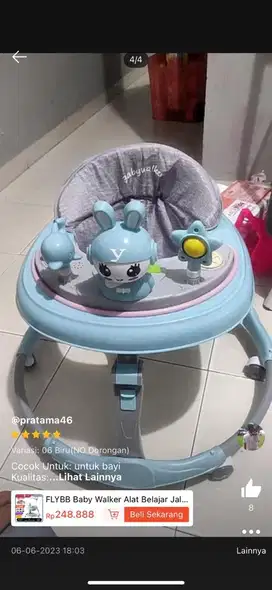 Baby Walker kondisi masih baru (NEW)