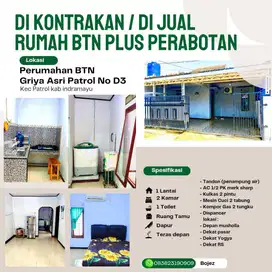 Dikontrakan/Dijual Rumah di Perumahan BTN Griya Asri Patrol Indramayu