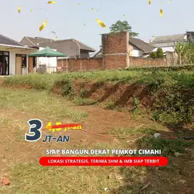 Tanah Kavling Siap Bangun Dekat Pemkot Cimahi Hanya 3Jtan Permeter