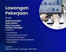 DUBUTUHKAN SEGERA KARYAWAN BARU