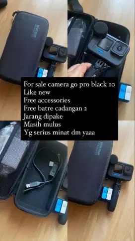 Dijual camera go pro 10 like new jarang dipake