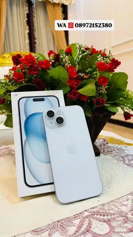 DIJUAL IPHONE 15 128 GB BIRU RESMI BUKAN INTER PEMAKAI PRIBADI