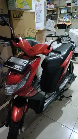 Jual Cepat Honda Beat Merah 2008 KM25ribuan Murah