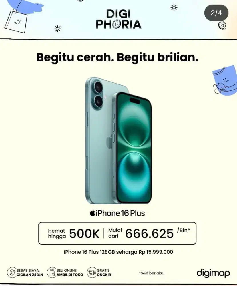 IPHONE 16 PLUS 128