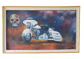 Lukisan harley davidson ukuran besar