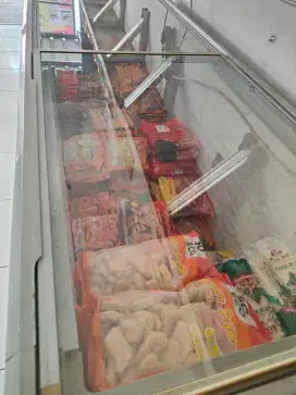 freezer sleding kaca 600 ltr