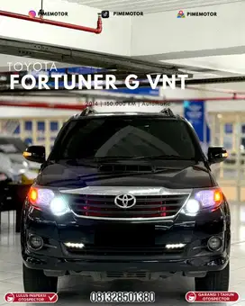 Tdp 40jt Toyota Fortuner G Vnt 2.5 AT 2014