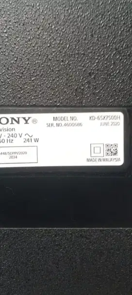 Tv sony 65 inch