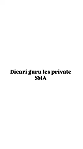 Dicari guru les private