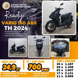 BERGARANSI HONDA NEW VARIO 160 ABS TH 2024 BISA CASH KREDIT DP 700