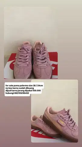 puma palermo pink