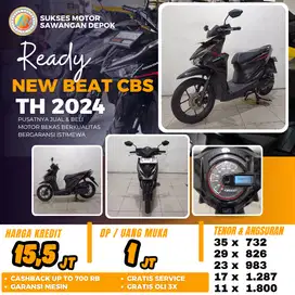 PROMO CASH KREDIT HONDA NEW BEAT CBS TH 2024 UNIT MULUS BERGARANSI