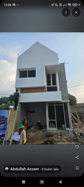Rumah siap huni full furnished,DP 2 jt free biaya SHM