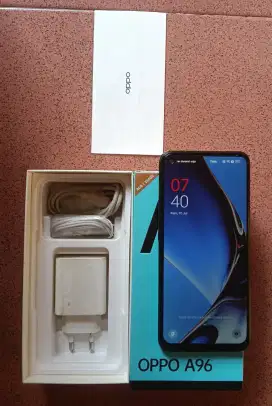 Oppo A96 (8/256GB) Fullset Resmi Indonesia