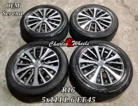 Jual velg + ban oem serena r16 5x114,3 dll
