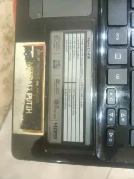 Lactop acer E1-410 normal semua nya tas SM charger nya