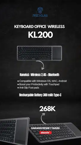 Rexus Keyboard Wireless KL200