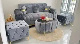 Sofa Chester super smoke kancing