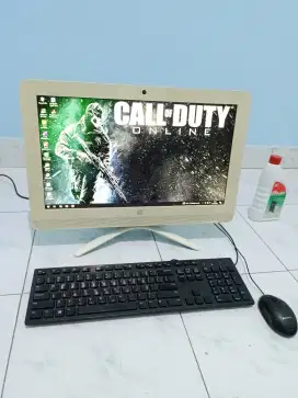 PC 1Set HP All in one E2 stra core i5 pakai VGA game desain