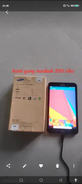 tab4 Samsung TT BT kami yg nambah 200rb