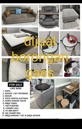 Dijual isi rumah borongan