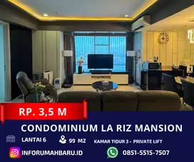 CONDOMINIUM LA RIZ MANSION ‼️ Full Furnish Mewah Connect Pakuwon Mall