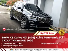 [PAJAK PANJANG] BMW X5 X 5 Xdrive 40i (G05) XLine Panoramic 2020/2021