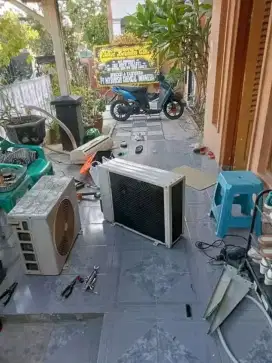 Jasa bongkar pasang AC kulkas mesin cuci pompa air dan lain-lainnya