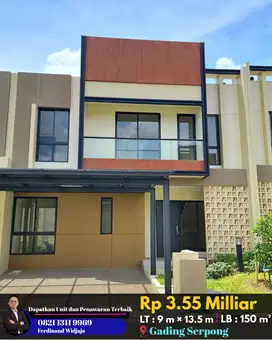 Rumah Murah BU Mewah Carson Gading Serpong Tangerang