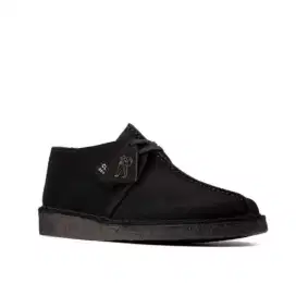 CLARK DESERT TREK BLACK SUEDE