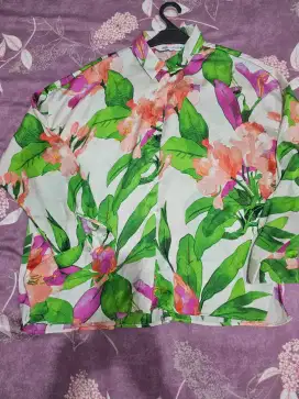 Preloved ZARA ORI STORE kemeja wanita