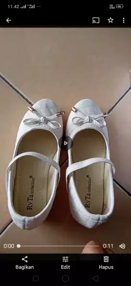 Sepatu slop/balet anak cewek