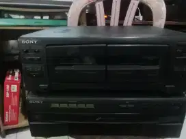 Cassette deck SONY dan CD player
