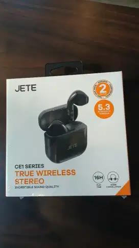 JETE CE1 TWS Headset Earbuds Bluetooth 5.3 Wireless Noise Cancelling