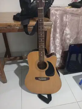 Gitar Warna Cream