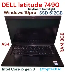 Laptop DeLL Latitude SSD 512gb Ram 8 GB