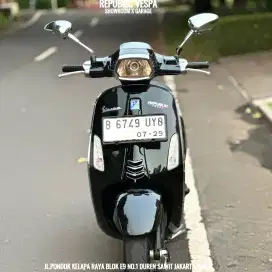 JUAL CEPAT VESPA SPRINT 150 3V TH 2014 PERFECT CONDITION