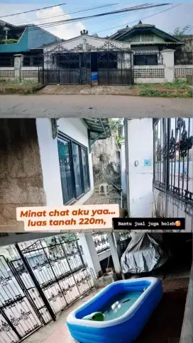 Dijual Cepat rumah di pondok maharta, 1 lantai, luas tanah 220m, SHM
