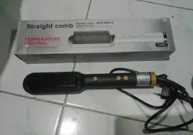 Catokan Sisir 2 in 1 Lurus Straight and Curly Electric