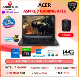 Laptop Acer Aspire7 Gaming  A715 Core i7 Kredit Dp 0