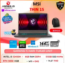 Laptop Msi Thin 15 12450H Core i5 Kredit Dp 0