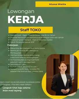 Lowker Gaji 1.8-2jt/bln